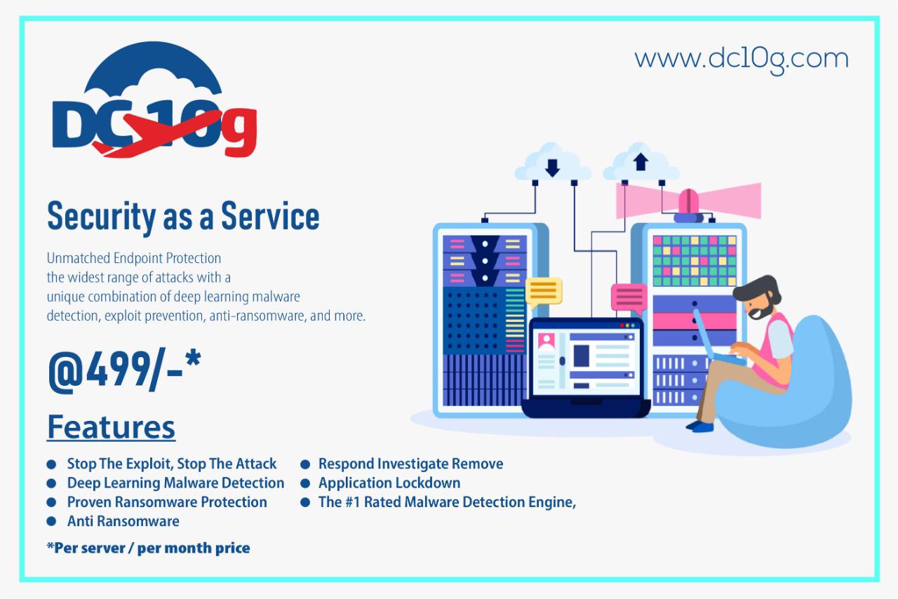 DC10g security as service @499 mentioned on image